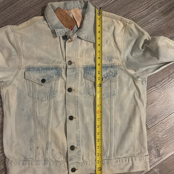 NWT DENIM & SUPPLY RALPH LAUREN DISTRESSED OX SKULL DENIM JEAN JACKET SIZE L - Picture 11 of 12